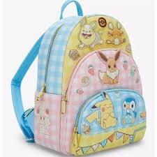 Loungefly Pokemon Cafe Triple Pocket Backpack