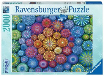 Ravensburger 2000pc Radiating Rainbow Mandalas