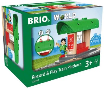 Brio Record & Play Train Platform 33840