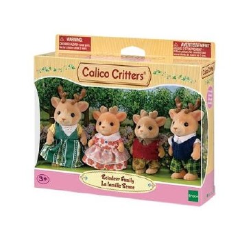 Calico Critters Reindeer Family Four Figures