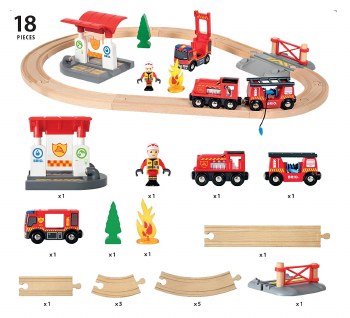 Brio Rescue Fire Fighter Set 33815