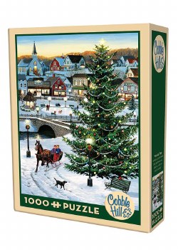 Cobble Hill 1000pc Village Tree