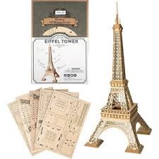 Rolife 3d Wooden Puzzle Eiffel Tower