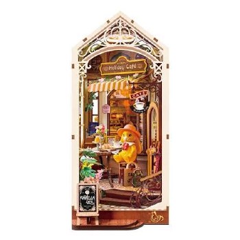Rolife Book Nook Holiday Cafe