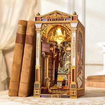 Rolife Book Nook Library Of Wonders
