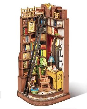 Rolife Book Nook Silent Corner Study