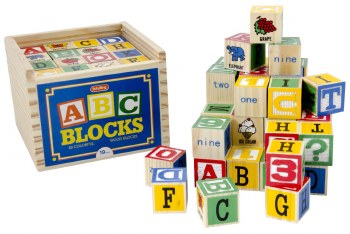 Schylling Wooden Abc Blocks 48s