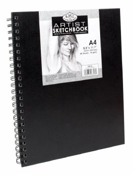 Royal & Langnickel Sketch Book Black Cover Large
