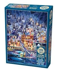 Cobble Hill 500pc Ski Town