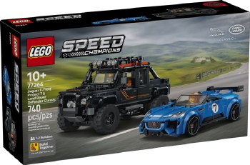 Lego Speed Champions Jaguar Project 7 & Land Rover Defender 77264