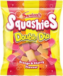 Squashies Double Dip Orange And Cherry Peg Bag