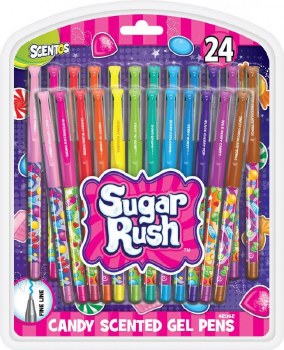 Sugar Rush Candy Scented Gel Pens 24 Piece