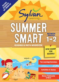 Sylvan Learning Summer Smart Reading Math Workbook Grades 1 To 2