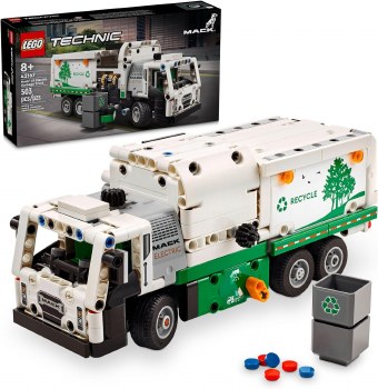 Lego Technic Mack Lr Electric Garbage Truck 42167