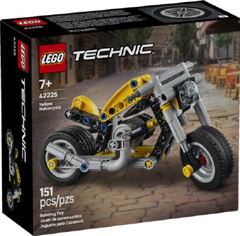 Lego Technic Yellow Motorcycle 42225