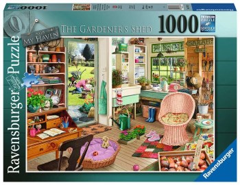 Ravensburger 1000pc My Haven The Gardeners Shed