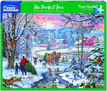 White Mountain 1000pc The Perfect Tree