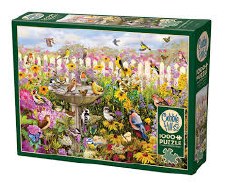 Cobble Hill 1000pc Backyard Bird Bath