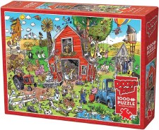 Cobble Hill 1000pc Doodle Town Farmyard Folly