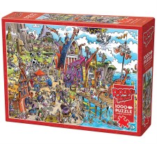 Cobble Hill 1000pc Doodletown Viking Village
