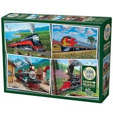 Cobble Hill 1000pc Historic Locomotives