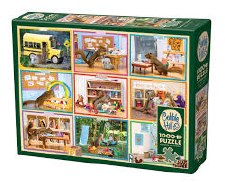 Cobble Hill 1000pc Squirrels At School