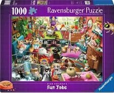 Ravensburger 1000pc Fun Jobs The Cat Groomer