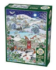 Cobble Hill 1000pc Village On A Winter Night