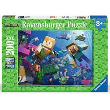 Ravensburger 200pc Xxl Minecraft Underwater