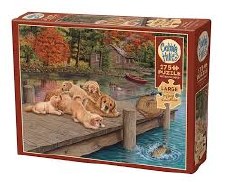 Cobble Hill 275pc Easy Handle Lazy Day On The Dock