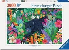 Ravensburger 3000pc Panther In Flowery Jungle