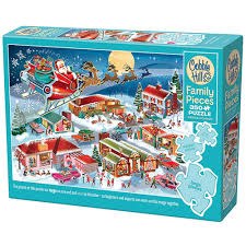 Cobble Hill 350pc Family Santas Flyby