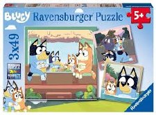 Ravensburger 3x49pc Blueys Adventures