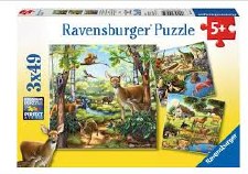 Ravensburger 3x49 Forest Zoo Domestic Animals