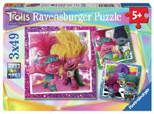 Ravensburger 3x49pc Trolls Cant Stop The Pop