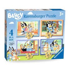 Ravensburger 4 In A Box Bluey Lets Do This
