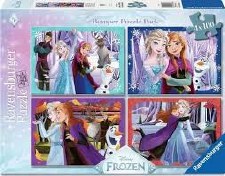 Ravensburger 4x100 Bumper Pack Disney Frozen Family Forever