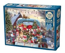 Cobble Hill 500 Pc Country Truck In Winter