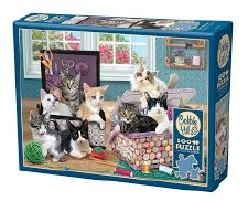 Cobblehill 500pc Crafty Kittens