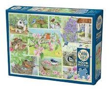 Cobble Hill 500pc Garden Birds In Spring
