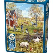 Cobble Hill 500pc Young Family Farm