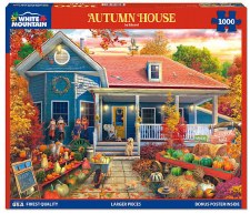 White Mountain 1000pc Autumn House