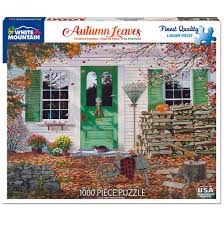 White Mountain 1000 Pc Autumn Leaves