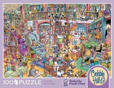 Cobble Hill 100pc Puzzle Chess Bookshop Bedlam