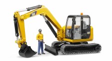 Bruder Cat Mini Excavator With Worker 02467