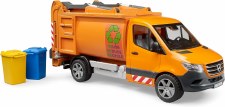 Bruder Mb Sprinter Garbage Service Truck With Garbage Cans 02682