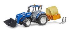 Bruder New Holland Powerstar T5.120 With Load Box And Accessories