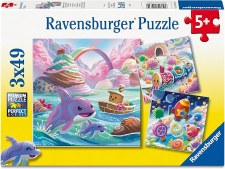 Ravensburger 3x49pc Candy Coastline