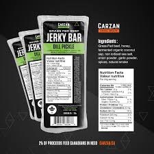 Carzan Beef Jerky Bar Dill Pickle