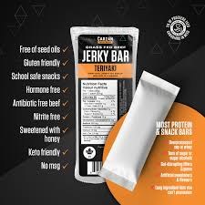 Carzan Beef Jerky Bar Teriyaki